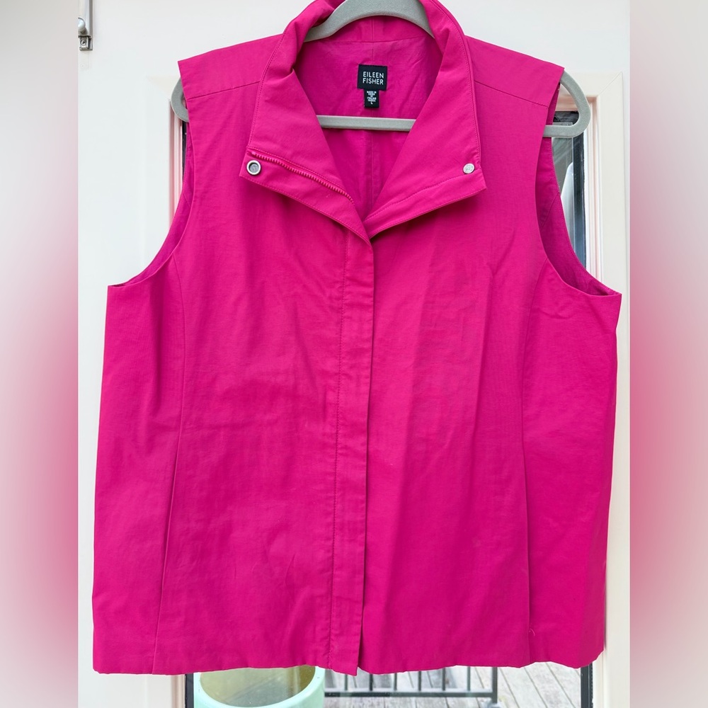 Eileen Fisher Fuchsia Vest